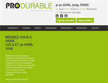 Tablet Screenshot of produrable.com